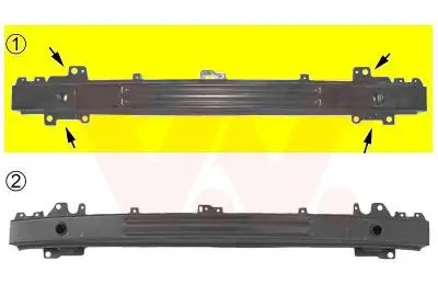 Träger, Stoßfänger vorne VAN WEZEL 5825560 Bild Träger, Stoßfänger vorne VAN WEZEL 5825560