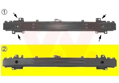 Träger, Stoßfänger vorne VAN WEZEL 5825561 Bild Träger, Stoßfänger vorne VAN WEZEL 5825561