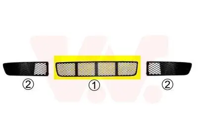 Lüftungsgitter, Stoßfänger VAN WEZEL 5825590 Bild Lüftungsgitter, Stoßfänger VAN WEZEL 5825590