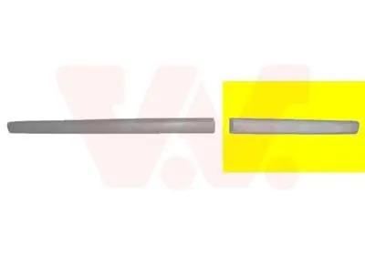 Zier-/Schutzleiste, Tür hinten links VAN WEZEL 5827425