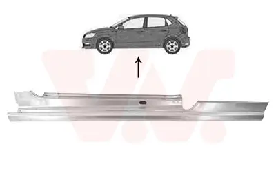 Einstiegsblech links VAN WEZEL 5829101 Bild Einstiegsblech links VAN WEZEL 5829101