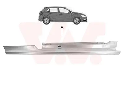 Einstiegsblech rechts VAN WEZEL 5829102 Bild Einstiegsblech rechts VAN WEZEL 5829102