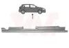 Einstiegsblech rechts VAN WEZEL 5829104