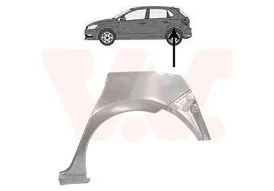 Seitenwand hinten links VAN WEZEL 5829147 Bild Seitenwand hinten links VAN WEZEL 5829147