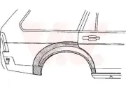 Seitenwand hinten rechts VAN WEZEL 5830148