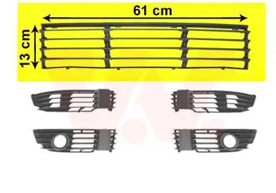 Lüftungsgitter, Stoßfänger VAN WEZEL 5837590 Bild Lüftungsgitter, Stoßfänger VAN WEZEL 5837590