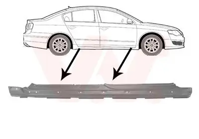 Einstiegsblech VAN WEZEL 5839104 Bild Einstiegsblech VAN WEZEL 5839104