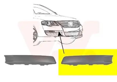 Zier-/Schutzleiste, Stoßfänger vorne links VAN WEZEL 5839587 Bild Zier-/Schutzleiste, Stoßfänger vorne links VAN WEZEL 5839587