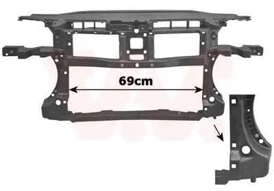 Frontverkleidung VAN WEZEL 5839668