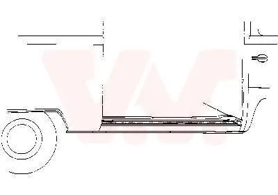 Einstiegsblech VAN WEZEL 5851.02