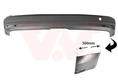 Stoßfänger hinten VAN WEZEL 5854540