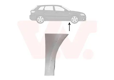 Kotflügel vorne rechts unten VAN WEZEL 5856156 Bild Kotflügel vorne rechts unten VAN WEZEL 5856156