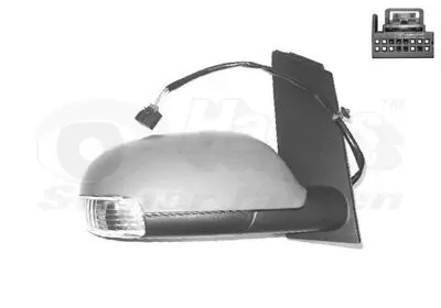 Außenspiegel rechts VAN WEZEL 5856818