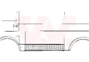 Seitenwand links VAN WEZEL 5858107