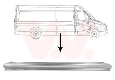 Einstiegsblech VAN WEZEL 5862110 Bild Einstiegsblech VAN WEZEL 5862110