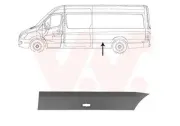 Zier-/Schutzleiste, Seitenwand links vor der Achse seitlicher Einbau VAN WEZEL 5862427