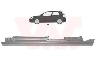 Einstiegsblech links VAN WEZEL 5863103 Bild Einstiegsblech links VAN WEZEL 5863103