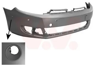 Stoßfänger vorne VAN WEZEL 5863576