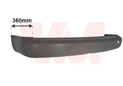 Stoßfänger hinten VAN WEZEL 5867540 Bild Stoßfänger hinten VAN WEZEL 5867540