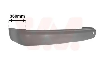 Stoßfänger hinten VAN WEZEL 5867544 Bild Stoßfänger hinten VAN WEZEL 5867544