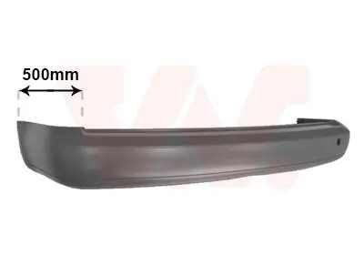 Stoßfänger hinten VAN WEZEL 5867547