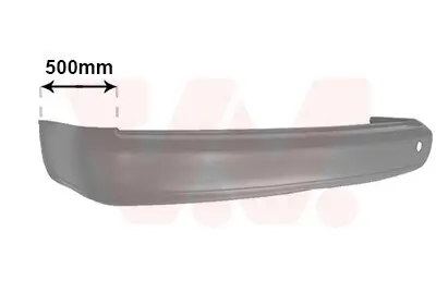 Stoßfänger hinten VAN WEZEL 5868546