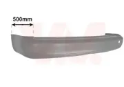 Stoßfänger hinten VAN WEZEL 5868546
