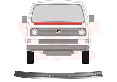 Frontscheibenrahmen VAN WEZEL 5870100