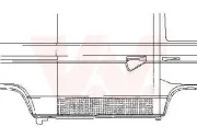 Tür, Karosserie VAN WEZEL 5870174