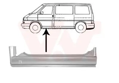 Einstiegsblech VAN WEZEL 5874101 Bild Einstiegsblech VAN WEZEL 5874101