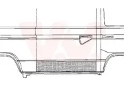 Tür, Karosserie VAN WEZEL 5874174