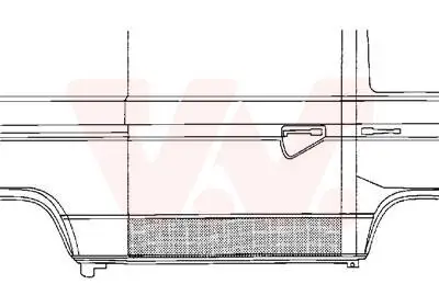 Tür, Karosserie links rechts Schiebetür VAN WEZEL 5874174 Bild Tür, Karosserie links rechts Schiebetür VAN WEZEL 5874174