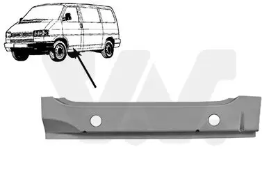 Einstiegsblech vorne links VAN WEZEL 5874271