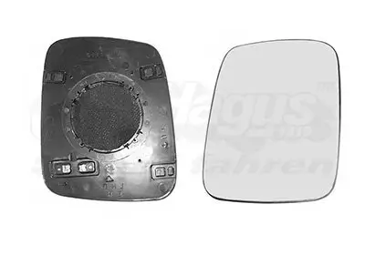 Spiegelglas, Außenspiegel rechts VAN WEZEL 5874836 Bild Spiegelglas, Außenspiegel rechts VAN WEZEL 5874836