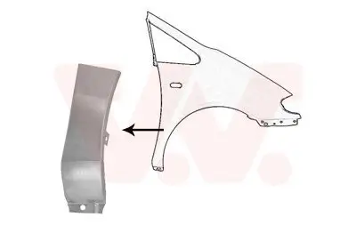 Kotflügel vorne rechts unten VAN WEZEL 5878156 Bild Kotflügel vorne rechts unten VAN WEZEL 5878156