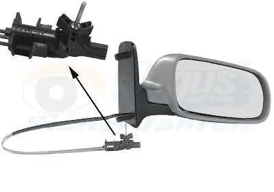 Außenspiegel rechts VAN WEZEL 5879814