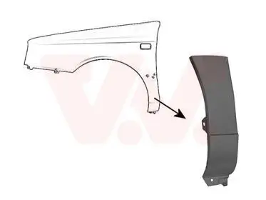 Kotflügel vorne links unten VAN WEZEL 5880155 Bild Kotflügel vorne links unten VAN WEZEL 5880155