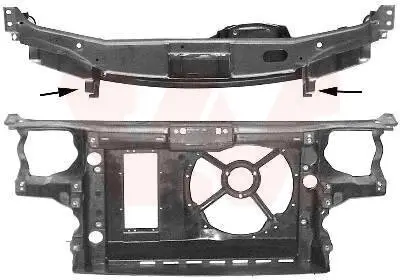 Frontverkleidung vorne VAN WEZEL 5880677 Bild Frontverkleidung vorne VAN WEZEL 5880677