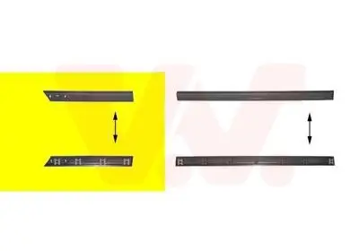Zier-/Schutzleiste, Tür hinten rechts VAN WEZEL 5883426 Bild Zier-/Schutzleiste, Tür hinten rechts VAN WEZEL 5883426