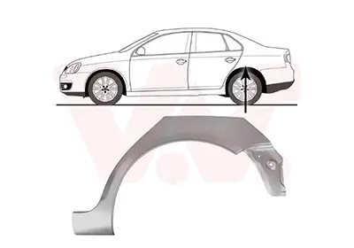 Seitenwand hinten links VAN WEZEL 5886147 Bild Seitenwand hinten links VAN WEZEL 5886147