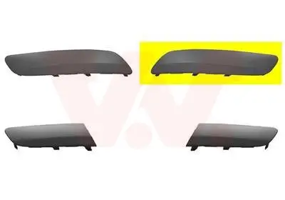 Zier-/Schutzleiste, Stoßfänger vorne links VAN WEZEL 5886581 Bild Zier-/Schutzleiste, Stoßfänger vorne links VAN WEZEL 5886581