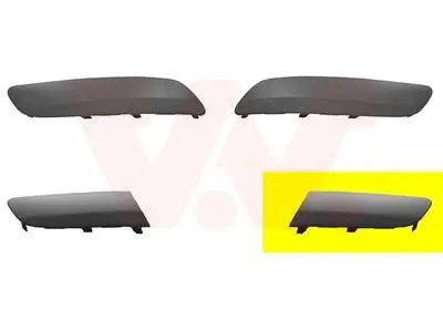 Zier-/Schutzleiste, Stoßfänger vorne links VAN WEZEL 5886583 Bild Zier-/Schutzleiste, Stoßfänger vorne links VAN WEZEL 5886583