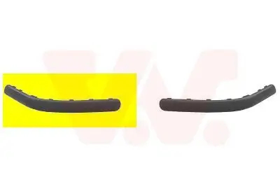 Zier-/Schutzleiste, Stoßfänger hinten links VAN WEZEL 5888555