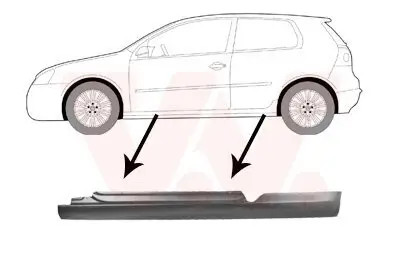 Einstiegsblech links VAN WEZEL 5894101 Bild Einstiegsblech links VAN WEZEL 5894101