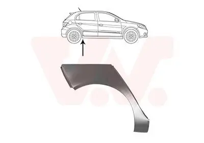Seitenwand hinten rechts VAN WEZEL 5894148 Bild Seitenwand hinten rechts VAN WEZEL 5894148