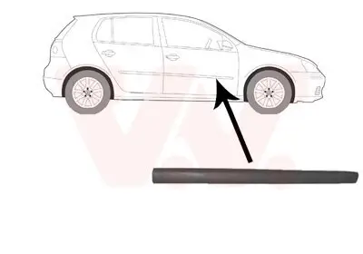 Zier-/Schutzleiste, Tür vorne rechts VAN WEZEL 5894404 Bild Zier-/Schutzleiste, Tür vorne rechts VAN WEZEL 5894404