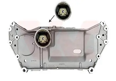 Hilfsrahmen/Aggregateträger vorne VAN WEZEL 5894690