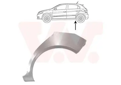 Seitenwand hinten links VAN WEZEL 5895147