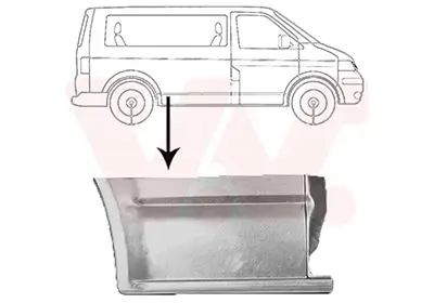 Seitenwand hinten rechts vor der Achse VAN WEZEL 5896142 Bild Seitenwand hinten rechts vor der Achse VAN WEZEL 5896142