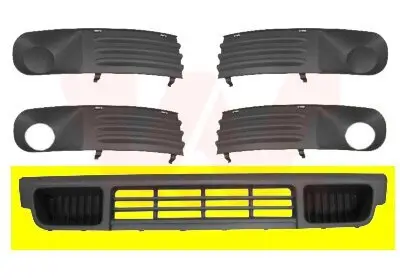 Lüftungsgitter, Stoßfänger vorne VAN WEZEL 5896590 Bild Lüftungsgitter, Stoßfänger vorne VAN WEZEL 5896590